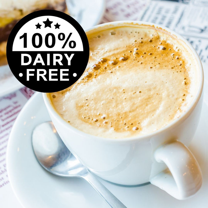 DAIRY-FREE, VEGAN | Decaf Caramel Mocha Latte, Dairy-Free Decaffeinated Latte Pods for Keurig K-cup Brewers
