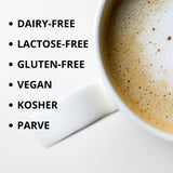 DAIRY-FREE, VEGAN | Decaf Caramel Mocha Latte, Dairy-Free Decaffeinated Latte Pods for Keurig K-cup Brewers