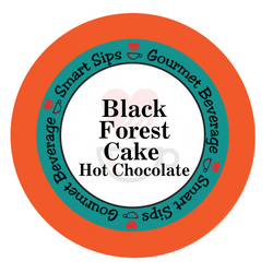 Black Forest Cake Hot Chocolate, Gourmet Hot Cocoa Pods for Keurig K-cup Brewers