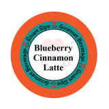 Blueberry Cinnamon Latte, Smart Sips Coffee, flavored coffee, latte, cappuccino, one step latte, kcup, k-cup, k cup, single serve, pods, kosher