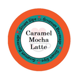 Caramel Mocha Latte, Latte, Cappuccino, Smart Sips Coffee, single serve, k cup, kcup, k-cup, kosher, gluten free, one step latte