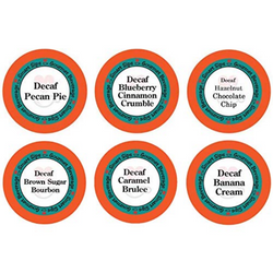 Decaf Flavor Lovers Variety Pack, decaffeinated, no caffeine, Gourmet Flavored Coffee, Flavored Coffee, Coffee, Smart Sips Coffee, Single Serve, kcup, k cup, k-cup, pod, pods, keurig, kosher, no sugar, no carb, gluten free