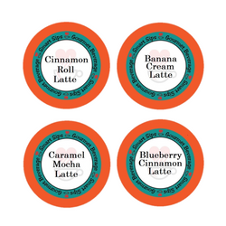 latte variety sampler pack, smart sips coffee, cappuccino, one step latte, koser, gluten free, low calorie, low sugar