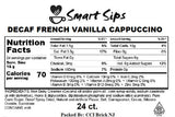 Decaf French Vanilla Cappuccino, Decaffeinated Cappuccino Pods for Keurig K-cup Brewers