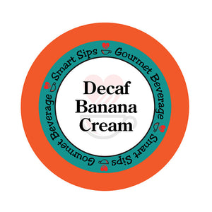 smart sips decaf decaffeinated banana cream coffee keurig kcups