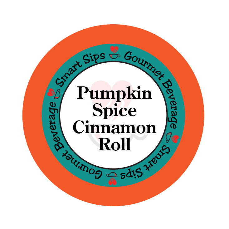 smart sips coffee, pumpkin spice cinnamon roll coffee, gourmet coffee, flavored coffee, pumpkin, fall flavors, keurig compatible, pod, pods, k cup, kcup. k-cup, keto, sugar-free, carb-free, kosher, parve, ww