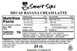 Decaf Banana Cream Latte, Decaffeinated Latte Pods for Keurig K-cup Machines