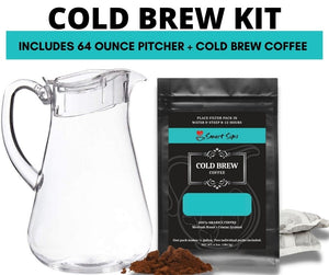DECAF Cold Brew Coffee, Starter Kit - Pitcher + Cold Brew Coffee