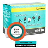 Black Forest Cake Hot Chocolate, Gourmet Hot Cocoa Pods for Keurig K-cup Brewers