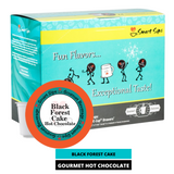 Black Forest Cake Hot Chocolate, Gourmet Hot Cocoa Pods, for Keurig K-cup Brewers