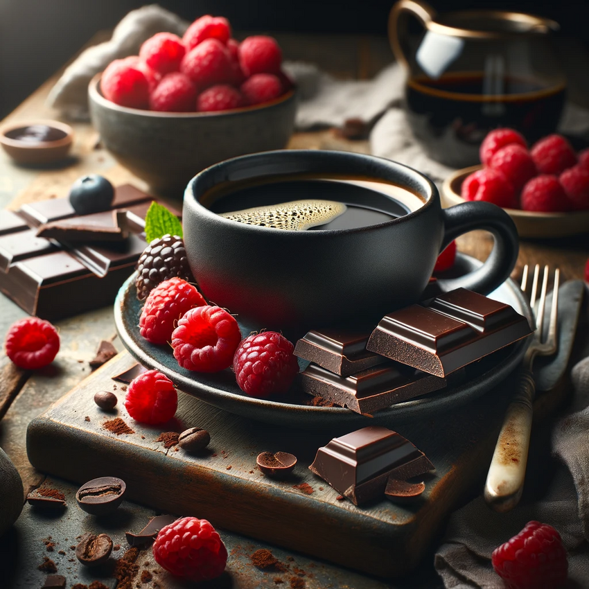 Chocolate Raspberry, Flavored Medium Roast Ground Gourmet Arabica Coffee