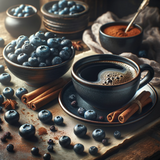 Blueberry Cinnamon Crumble, Flavored Medium Roast Ground Gourmet Arabica Coffee