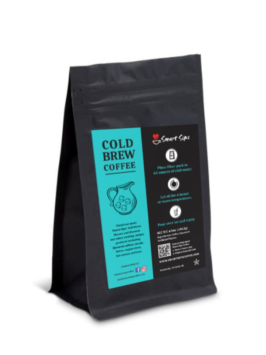 Cold Brew Coffee | Decaf Signature Blend, Decaffeinated Cold Brew Coffee Packs