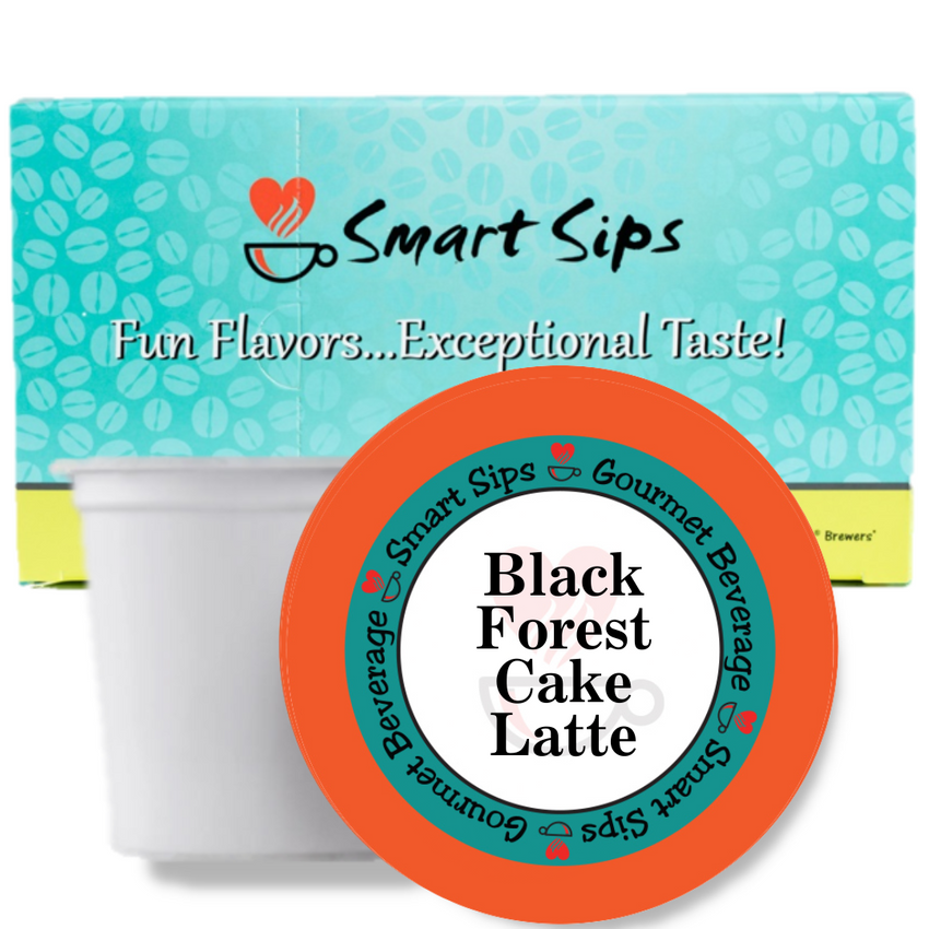 Black Forest Cake Latte Gourmet Latte Pods For Keurig K cup