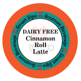 dairy-free latte vegan latte smart sips coffee cinnamon roll