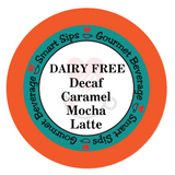 dairy free latte decaf decaffeinated vegan smart sips coffee caramel mocha latte