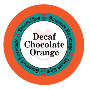 decaf chocolate orange coffee keurig k-cup smart sips coffee decaffeinated flavored coffee pods