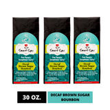 Decaf Brown Sugar Bourbon, Flavored Medium Roast Ground Gourmet Arabica Coffee