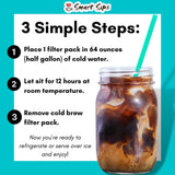 cold brew coffee salted caramel smart sips coffee medium roast