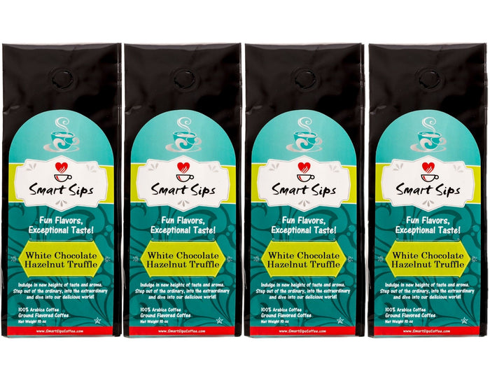 White Chocolate Hazelnut Truffle, Flavored Medium Roast Ground Gourmet