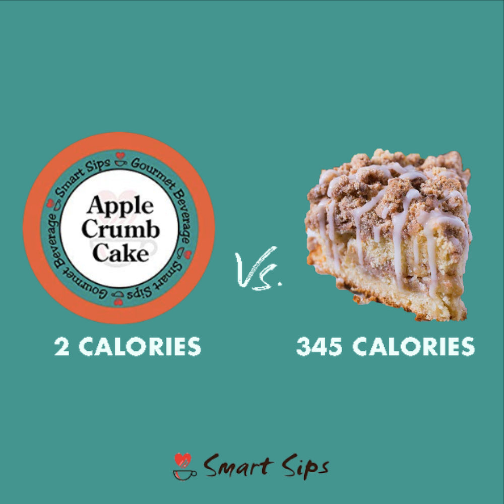Apple Crumb Cake Coffee, Smart Sips Coffee, for Keurig Kcup Machines