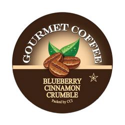 blueberry cinnamon crumble coffee, smart sips coffee, blueberry, flavored coffee, kcup, k-cup, k cup, single serve, pods, no sugar, no carb, gluten free, kosher