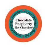 Chocolate Raspberry hot chocolate, hot cocoa, Gourmet Flavored Coffee, Flavored Coffee, Coffee, Smart Sips Coffee, Single Serve, kcup, k cup, k-cup, pod, pods, keurig, kosher, gluten free