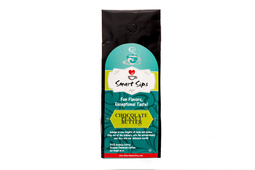 smart sips coffee ground bagged flavored chocolate peanut butter