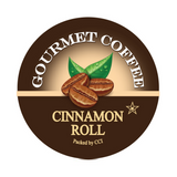 Cinnamon Roll Gourmet Flavored Coffee, Flavored Coffee, Coffee, Smart Sips Coffee, Single Serve, kcup, k cup, k-cup, pod, pods, keurig, kosher, no sugar, no carb, gluten free