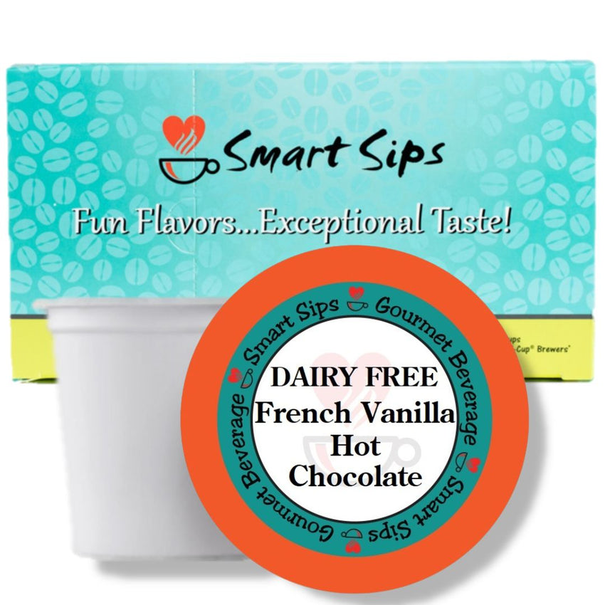 dairy free french vanilla hot chocolate smart sips coffee keurig kcup k-cup