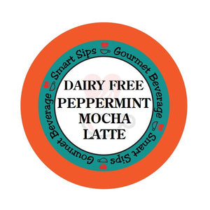 smart sips coffee peppermint mocha latte dairy-free vegan keurig kcup christmas