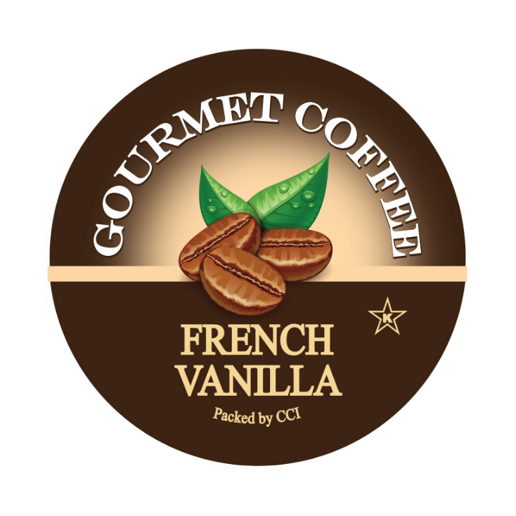 French Vanilla Gourmet Flavored Coffee, Flavored Coffee, Coffee, Smart Sips Coffee, Single Serve, kcup, k cup, k-cup, pod, pods, keurig, kosher, no sugar, no carb, gluten free