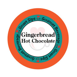Gingerbread Hot Chocolate, Smart Sips Coffee, Hot cocoa, flavored gourmet hot chocolate, holiday hot chocolate, christmas hot chocolate, winter, seasonal flavor, gingerbread cookie flavored, keurig, k cup, kcup, k-cup, pod, single serve, low calorie, low sugar, low carb, Keurig compatible