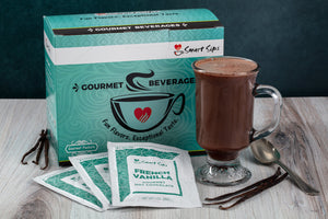 French Vanilla Hot Chocolate Packets, Gourmet Flavored Hot Cocoa Mix