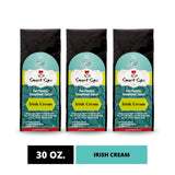 smart sips coffee, Irish cream flavored coffee, medium roast arabica coffee, gourmet coffee, ground coffee, 30 ounce 