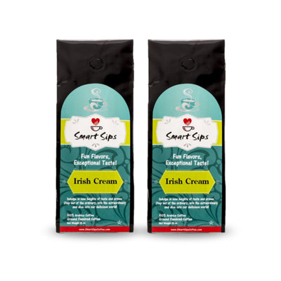 smart sips coffee, Irish cream , ground coffee, gourmet coffee, flavored coffee, arabica coffee