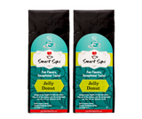 Jelly Donut gourmet flavored ground coffee, smart sips coffee, gourmet coffee, cookie coffee, dessert coffee, ground, 20 ounce, 30 ounce, bagged coffee, coffee for drip machines, dessert flavored coffee, gluten free, carb free, no carb, 0 carb, sugar free, 0 sugar, no sugar, low calorie, kosher, pareve