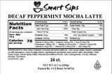 Decaf Peppermint Mocha Latte, Single Serve Decaffeinated Flavored Latte Pods for Keurig K-cup Brewers