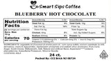 Blueberry Hot Chocolate, Gourmet Hot Cocoa Pods for Keurig K-cup Brewers