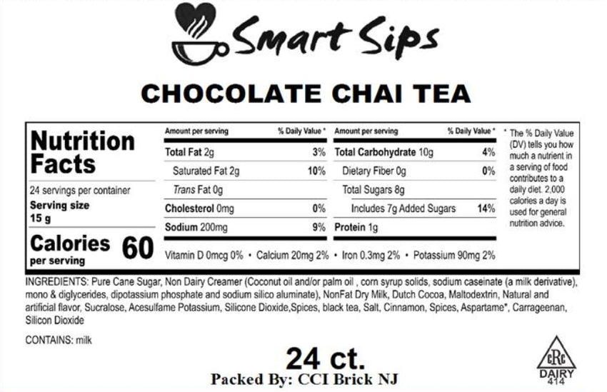 Chocolate Chai Tea, 24 Count for Keurig K-cup Brewers