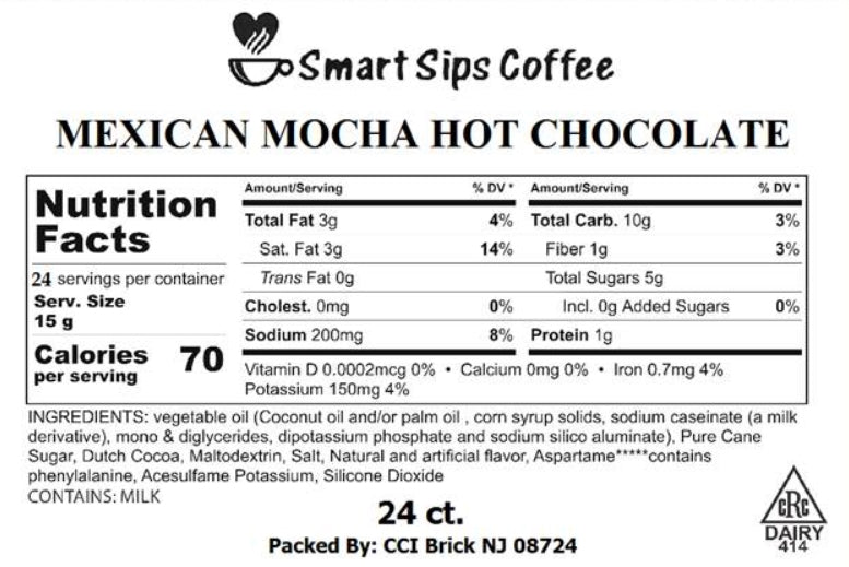 Mexican Mocha Gourmet Hot Chocolate, for Keurig K-cup Brewers