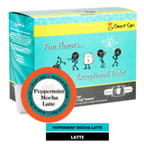 Peppermint Mocha Latte, Gourmet Latte Pods For Keurig K-cup Brewers