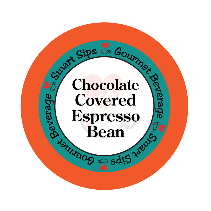 smart sips coffee chocolate covered espresso bean keurig kcup 24 count