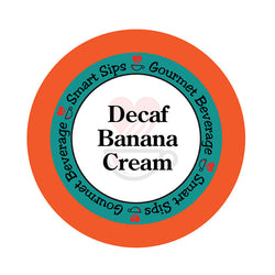 smart sips decaf decaffeinated banana cream coffee keurig kcups