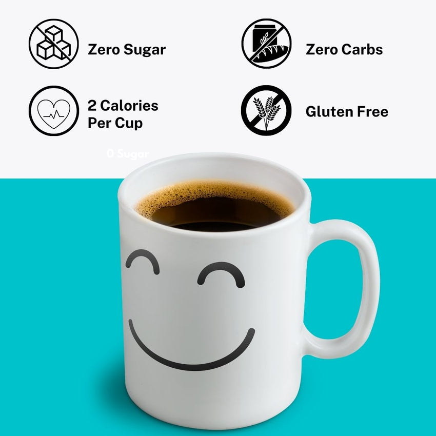 decaf decaffeinated flavored coffee peanut butter banana smart sips coffee