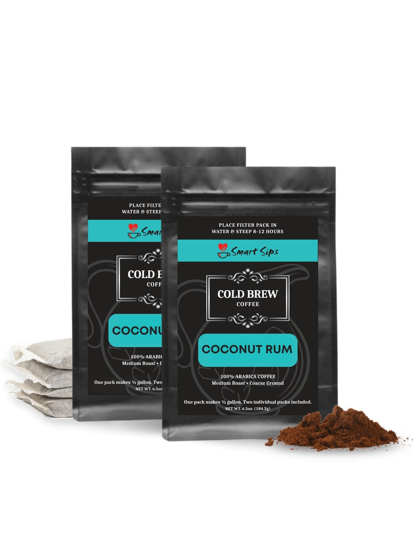 Cold Brew Coffee, Coconut Rum - Cold Brew Coffee Packs