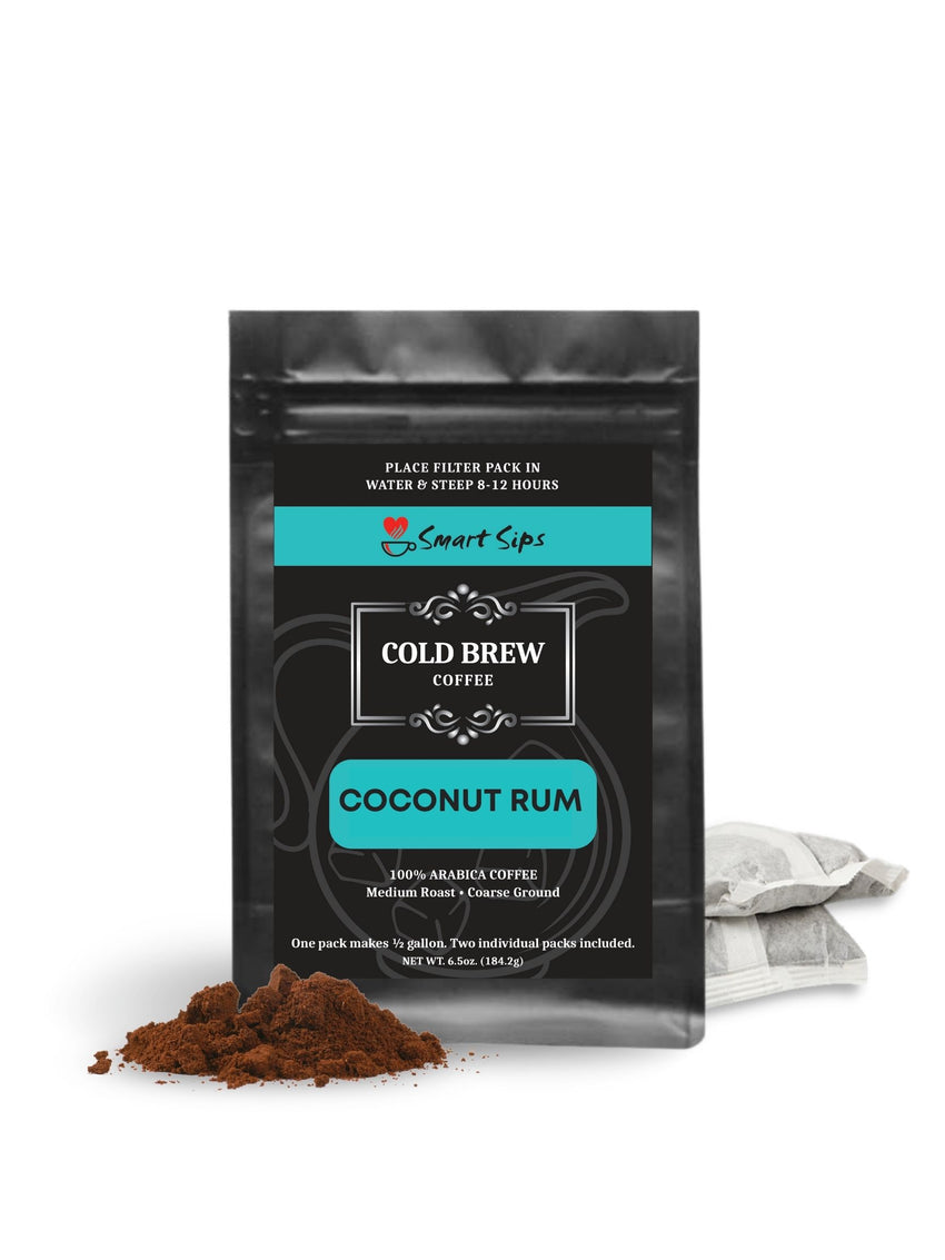 Cold Brew Coffee, Coconut Rum - Cold Brew Coffee Packs