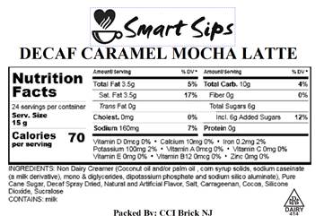 Decaf Caramel Mocha Latte, Single Serve Decaffeinated Flavored Latte Pods for Keurig K-cup Brewers