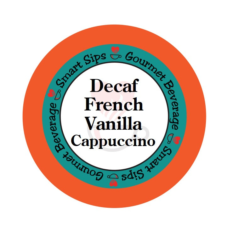 smart sips coffee decaf decaffeinated french vanilla cappuccino keurig kcup pods