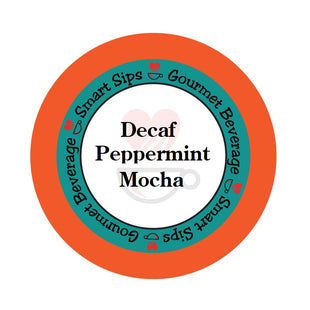 decaf peppermint mocha coffee decaffeinated kcup keurig smart sips coffee